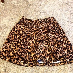 Leopard Print Skirt